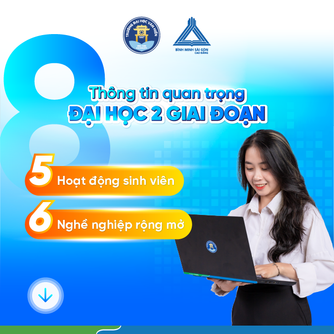 Sinh viên Cao đẳng Bình Minh Sài Gòn, dùng laptop, chuyên nghiệp