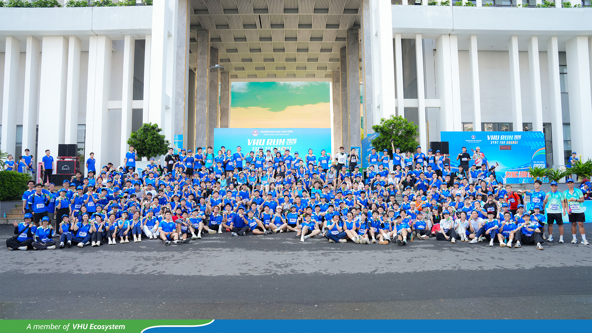SINH VIÊN BÌNH MINH SÀI GÒN CÙNG VHU RUN 2026 LAN TỎA NHỮNG BƯỚC CHẠY Ý NGHĨA